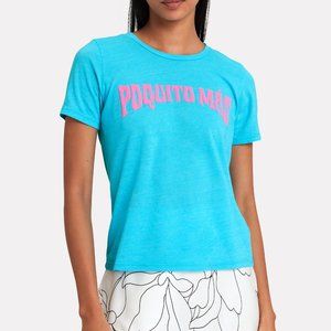 MOTHER, The Boxy Goodie Tee In 'Poquito Mas', Aqua, size Small